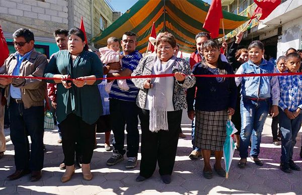 Inauguran Adoquinamiento En Huaquechula Movimiento Antorchista Nacional