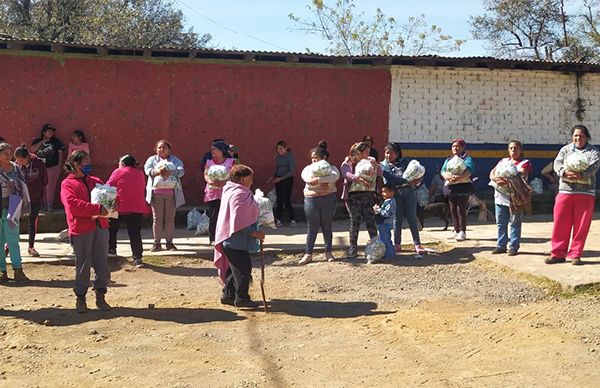 Habitantes De San Juan Tumbio Logran Apoyo De Despensas Para Familias