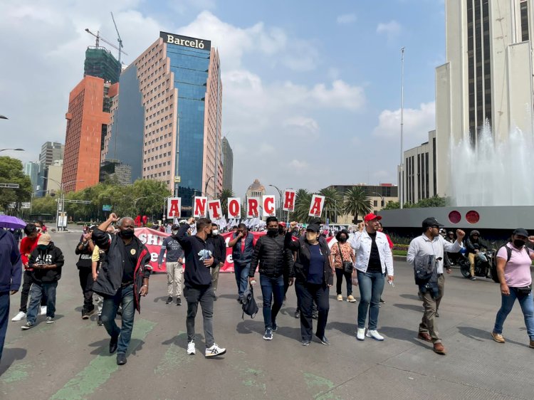 Antorchistas Se Manifiestan En La Cdmx Movimiento Antorchista Nacional