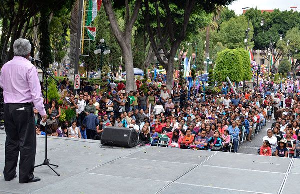 Con seis eventos culturales, Puebla protesta contra Segob