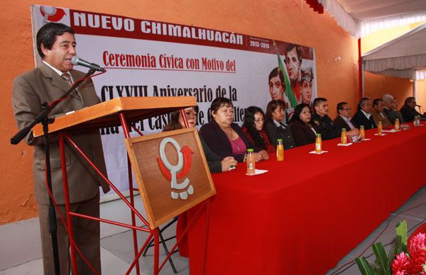 Inician celebraciones patrias en Chimalhuacán 