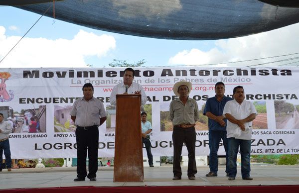 Realiza Antorcha encuentro regional de campesinos en Martínez de la Torre