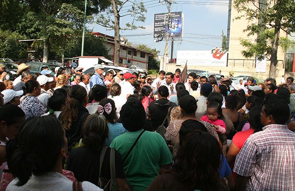 Antorchistas piden obras de electrificación a Sedesol estatal