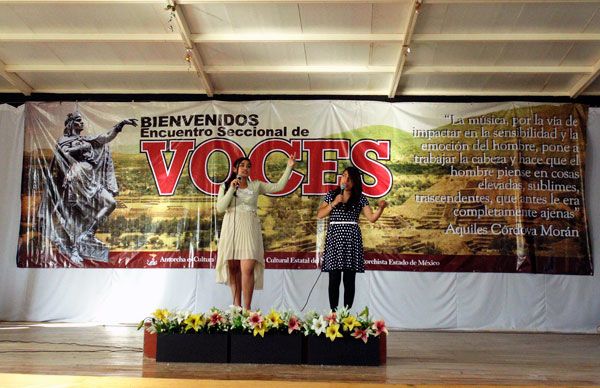 Celebra Movimiento Antorchista encuentro municipal de canto