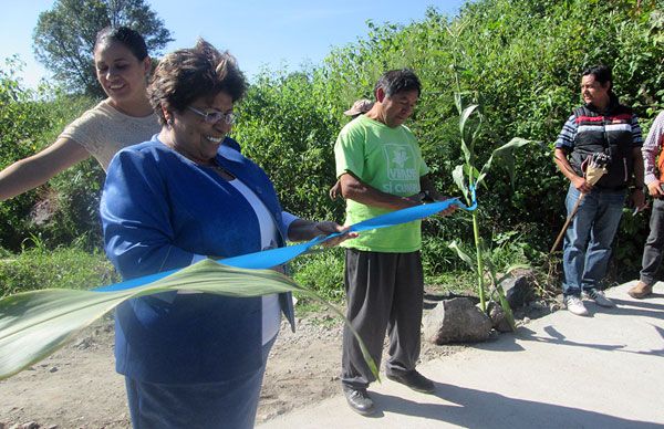 Logra Antorcha más de 8 mdp en obras