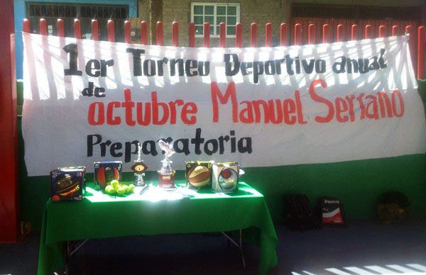 Conmemoran a Manuel Serrano con justa deportiva 