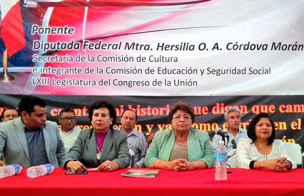 Reforma educativa debe contribuir a la superación de México: Hersilia Córdova