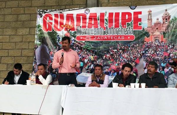 Deciden plenistas de Guadalupe  trabajar en proyecto de desarrollo antorchista