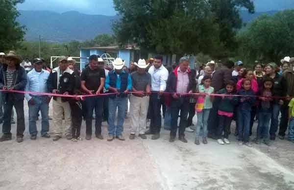 Se realiza la inauguración de obras en el municipio de Villa Hidalgo