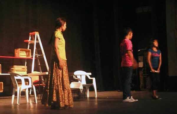 En el XVI Encuentro Nacional de Teatro del Movimiento Antorchista.Tamaulipas presente