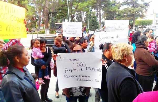 Soluciones, y no otra cosa, esperan antorchistas del alcalde de Cuauhtémoc
