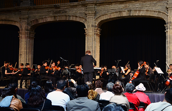 Reconoce CONACULTA e INBA a orquesta infantil de Ixtapaluca