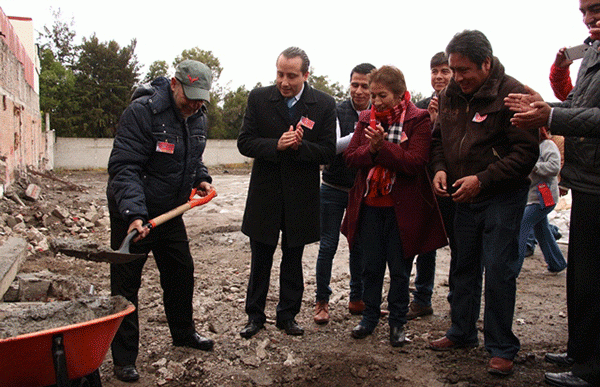 Arranca construcción de casa estudiantil Hermanos Serdán