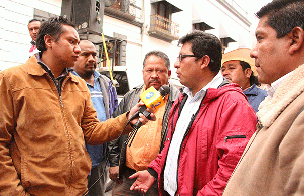 Piden vecinos de Ocoyucan respaldo de Antorcha