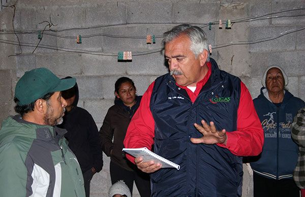 Se compromete la Junta Municipal de Agua a reponer el suministro en Vistas de San Guillermo