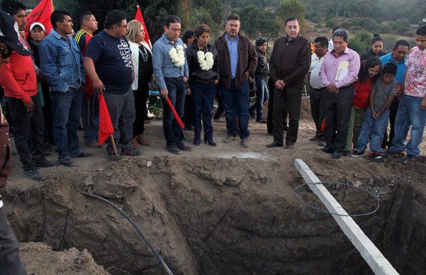 Arranca obra en Amozoc gestionada por Soraya Córdova