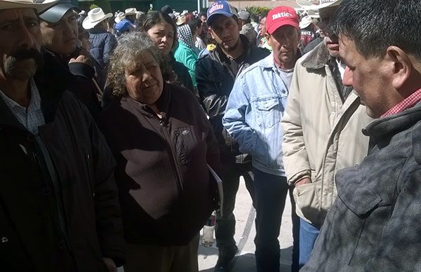 Campesinos de Galeana solicitan ampliación del padrón de despensas