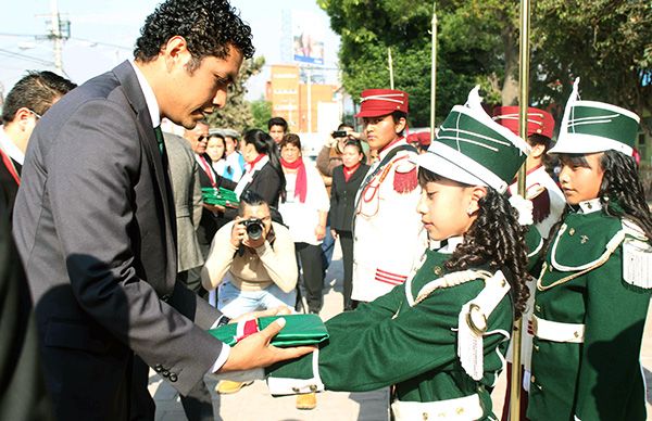 Conmemoran el 195 aniversario del Día de la Bandera