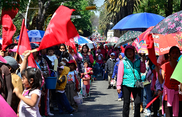 Marchan 20 mil en Puebla; exigen soluciones al gobierno