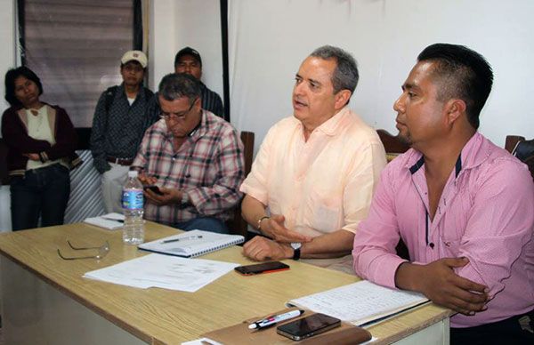 Ofrece alcalde de Olinalá trabajar de manera coordinada con Antorcha