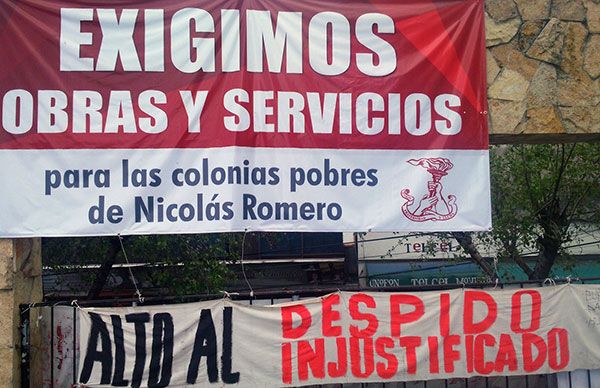En Nicolás Romero, oídos sordos a demandas populares