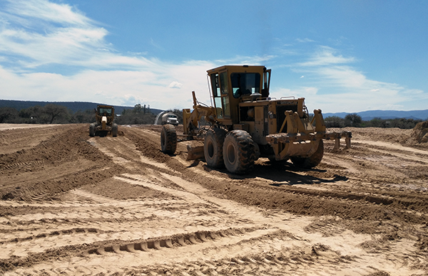 Continúan los avances en la construcción de la Unidad Deportiva  en  la comunidad de la Concordia 