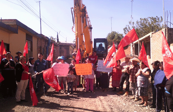 Avanza campaña por construir obras en Tangancícuaro