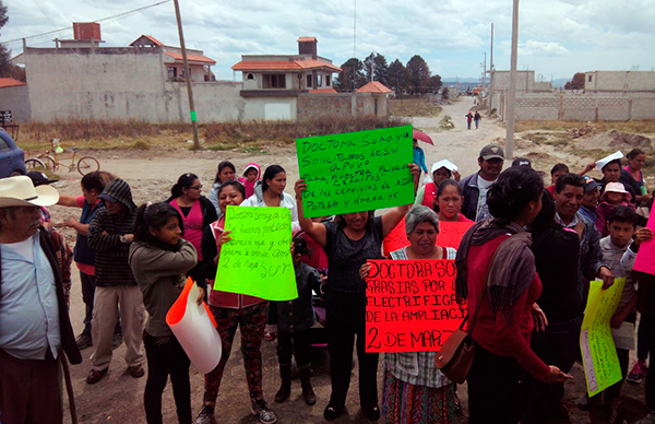 Piden colonos apoyo de Antorcha