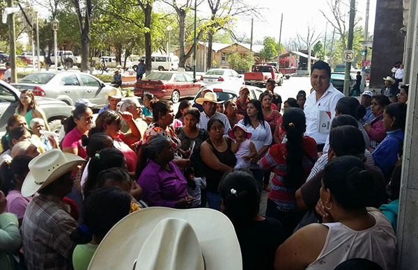 Antorchistas de Jaumave programan manifestación en la Presidencia Municipal