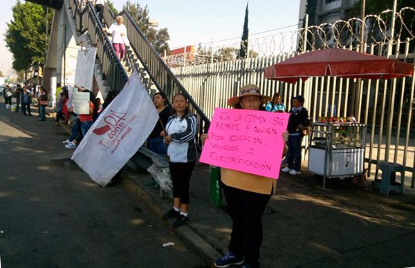 Antorcha en la CDMX  denuncia que Miguel ángel Mancera es represor y no resuelve demandas sociales