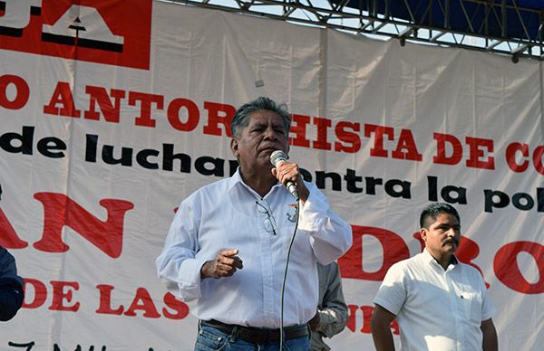 Festejan más de 7 mil antorchistas 31 aniversario en San Pedro