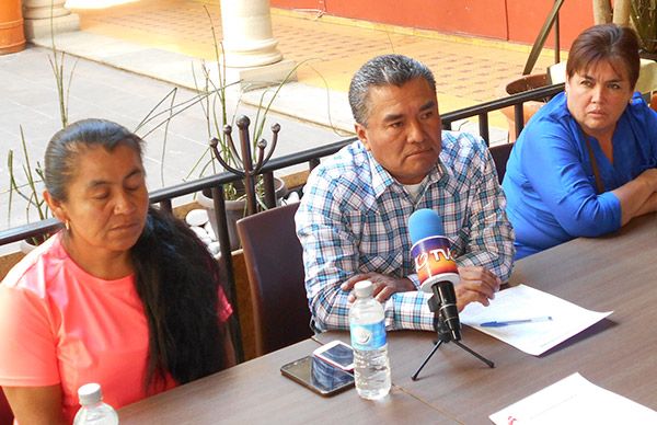 Repudian actitud del gobierno de Michoacán y Federal ante demandas planteadas