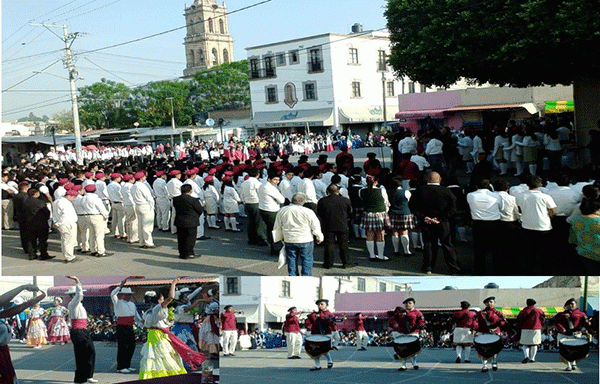 Organiza el Colegio de Bachilleres de Maravatío acto cívico del 5 de Mayo