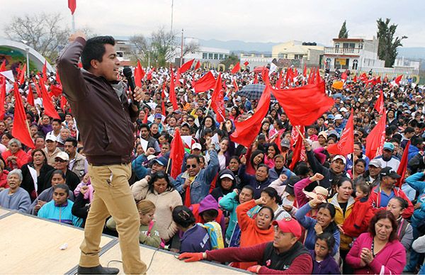 Antorcha va por soluciones para el pueblo de Nicolás Romero