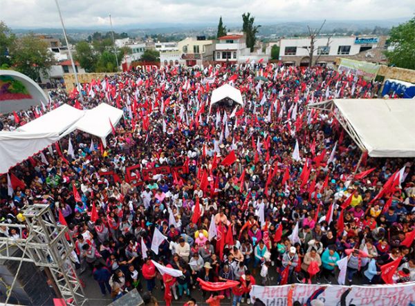 10 mil ciudadanos se manifestaron en contra del mal gobierno de Angelina Carreño Mijares