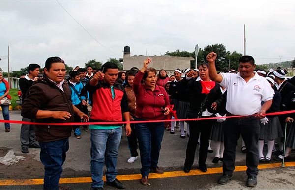 Inaugura Soraya Córdova maratón de obras en Puebla