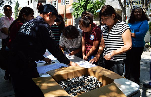 Policía Municipal entrega Alarmas Vecinales en San Lorenzo