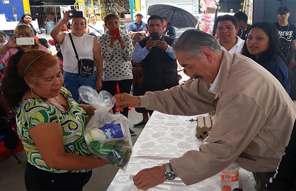 Habitantes de Chimalhuacán contarán con alimentos a bajo costo