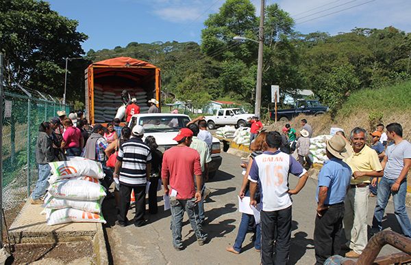 Insumos gestionados por Antorcha llegan a la Sierra del Gallego en Córdoba