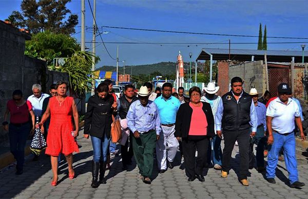 Cumplen diputados antorchistas con San Miguel Ayala