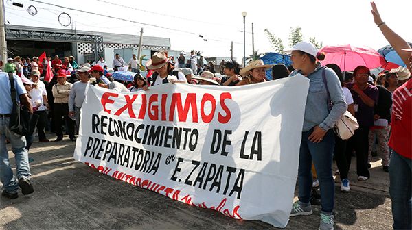 Graco Ramírez ignoró protesta de 20 mil antorchistas 