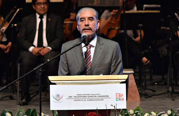 Diputado federal Telésforo García Carreón presenta Primer Informe de Resultados
