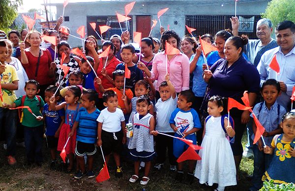 Inicia actividades del preescolar de Nueva Creación 