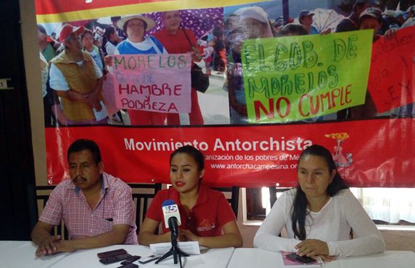 Chiapanecos denuncian represión política de Graco Ramírez en Morelos