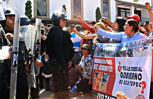Inician queja por desalojo violento en Ecatepec