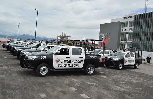 Seguridad Pública de Chimalhuacán preparada para festividades patrias