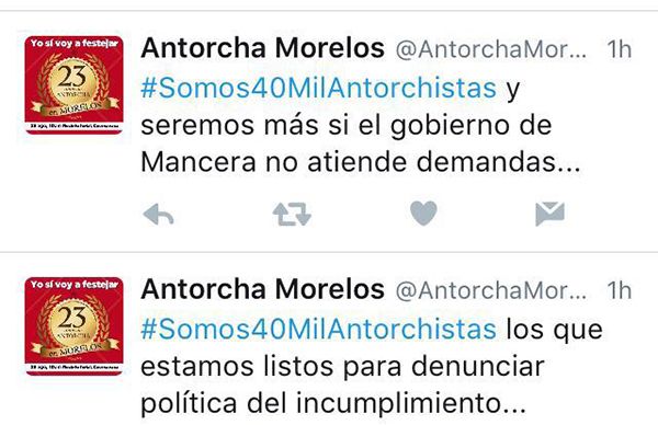 Graco provoca marchas y plantones por no atender demandas: Antorcha