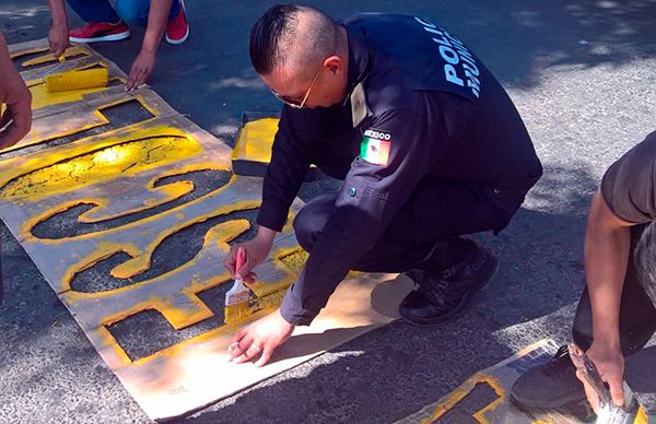  En marcha, programa de señalización en zonas escolares