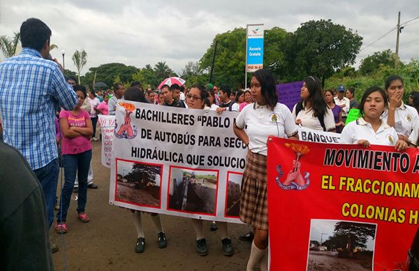 Empresa privada daña obras en colonias antorchistas: denuncian colonos