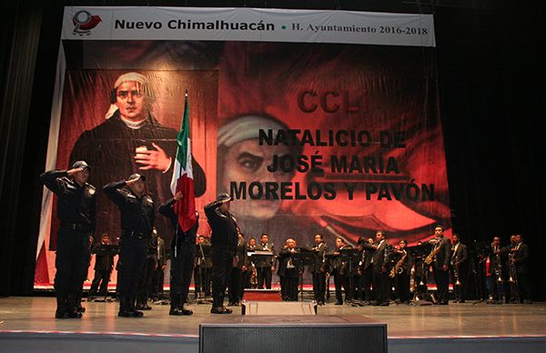 Conmemoran estudiantes 251 aniversario del natalicio de José María Morelos y Pavón